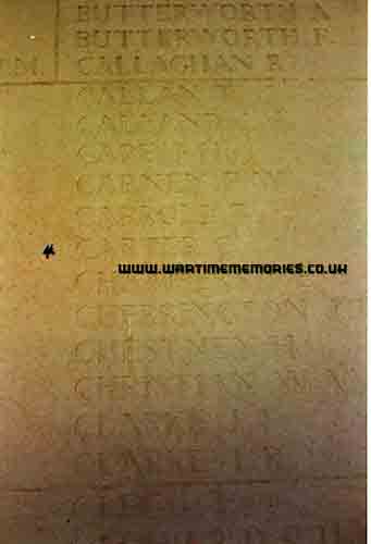 <p>Arras Memorial Inscription